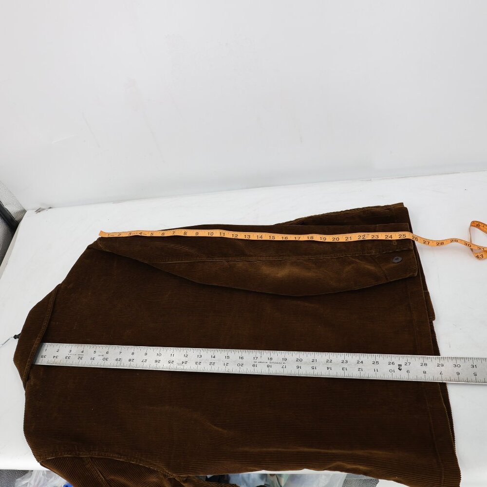 Wallace & Barnes Chore Jacket Men’s Medium Corduroy Button Up Pockets Brown - Picture 8 of 13